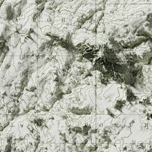 Load image into Gallery viewer, Arches National Park Map Poster - Shaded Relief Topographical Map
