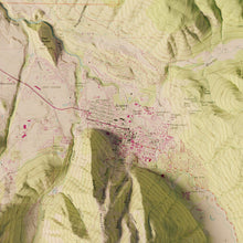 Load image into Gallery viewer, Aspen Colorado | Shaded Relief Topographic Map