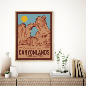 Canyonlands National Park Poster | Angel Arch Utah