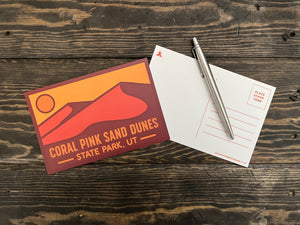 Coral Pink Sand Dunes Postcard