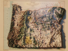 Load image into Gallery viewer, Oregon Map Poster | Oregon USGS Map | 3D topographical map of Oregon