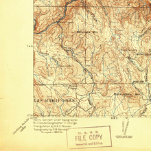 Load image into Gallery viewer, Yosemite National Park Poster | Vintage 1909 USGS Map