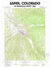 Load image into Gallery viewer, Aspen Colorado Poster | Vintage 1960 USGS Map