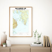 Load image into Gallery viewer, Acadia National Park 1956 USGS Map Poster | Bar Harbor Maine