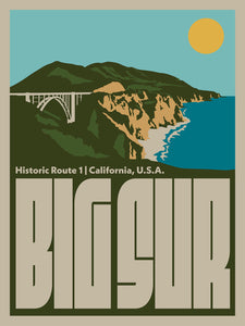 Big Sur California Poster