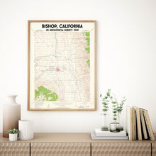 Load image into Gallery viewer, Bishop California Poster | Vintage 1949 USGS Map