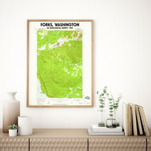 Load image into Gallery viewer, Forks Washington Poster | Vintage 1957 USGS Map