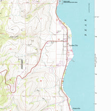 Load image into Gallery viewer, Garden City Utah Idaho Bear Lake Poster | Vintage 1969 USGS Map