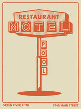 Load image into Gallery viewer, Motel Sign Art Print | Boogie Sign Art | Motel Sign Art Wall Decor