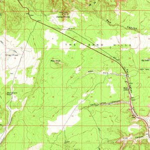 Kanab Utah Poster | Vintage 1957 USGS Map
