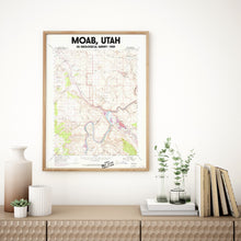 Load image into Gallery viewer, Moab Utah Poster | Vintage 1959 USGS Map