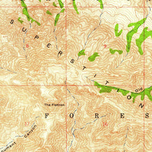 Load image into Gallery viewer, Superstition Mountains Arizona Poster | USGS 1956 Map Poster