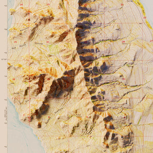 Antelope Island Utah State Park | 3d Rendered Topo Map