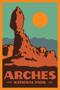 Arches National Park Postcard | Balanced Rock