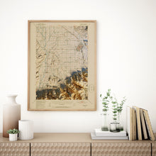 Load image into Gallery viewer, Bozeman Montana Poster | Shaded Relief Rendered Map
