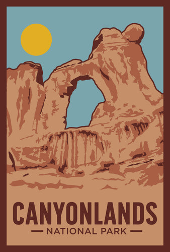 Canyonlands National Park Postcard | Angel Arch