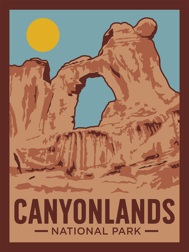 Canyonlands National Park Poster | Angel Arch Utah