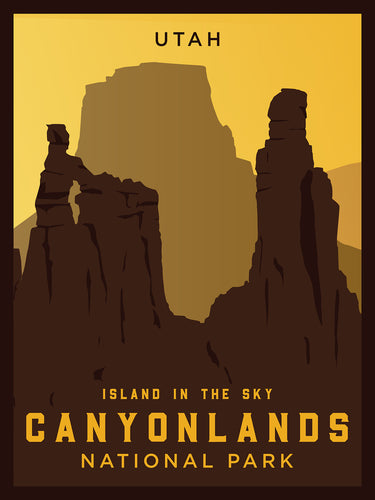 Canyonlands National Park | Vintage Inspired Poster