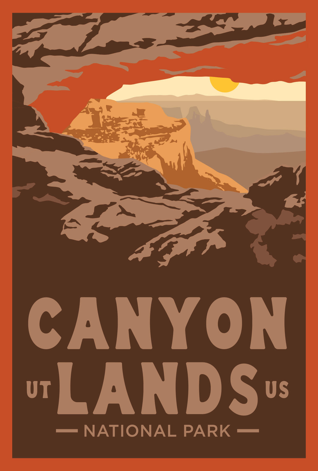 Canyonlands National Park Postcard | Mesa Arch