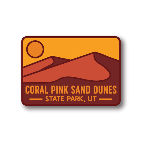 Coral Pink Sand Dunes Sticker | Utah State Park