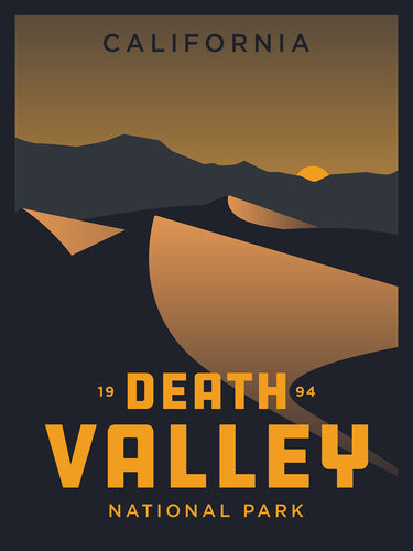 Death Valley National Park | Vintage Inspired Poster
