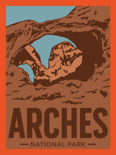 Load image into Gallery viewer, Arches National Park Poster | Double Arch
