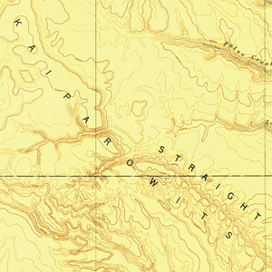 Escalante Utah Vintage USGS Map Poster