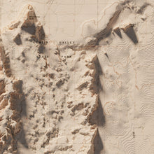 Load image into Gallery viewer, Goblin Valley State Park Utah | Shaded Relief Topographic Map