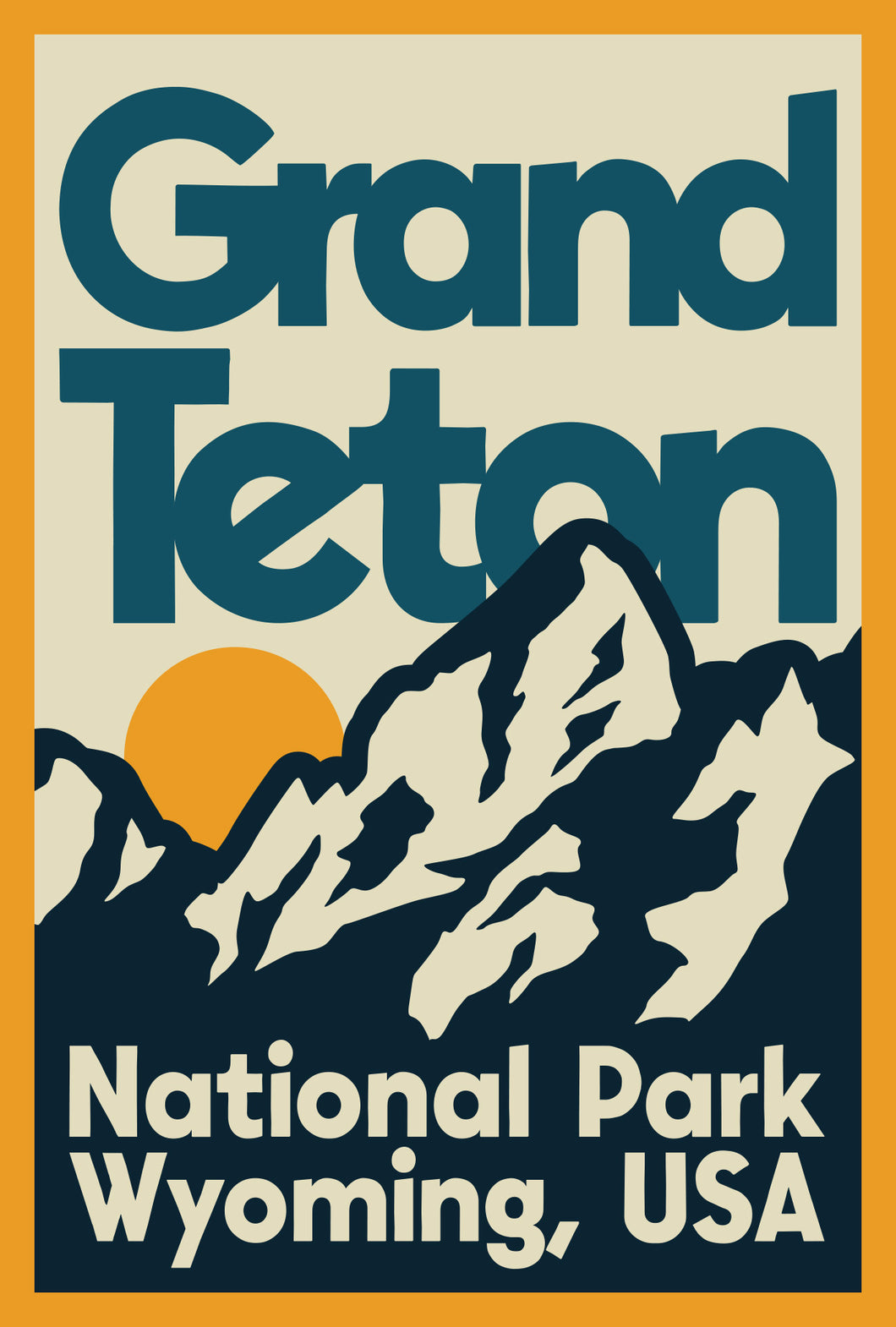 Grand Teton National Park Postcard