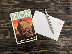 Zion National Park Postcard | Great White Throne