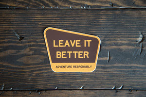 Leave It Better Vinyl Sticker
