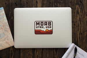 Moab, UT Sticker