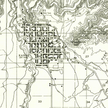 Load image into Gallery viewer, Kanab Utah Poster | Vintage 1954 USGS Map