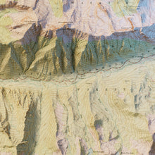 Load image into Gallery viewer, Little Cottonwood Canyon Utah | Shaded Relief Topographic Map