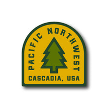Load image into Gallery viewer, Pacific Northwest Vintage Tree Vinyl Sticker