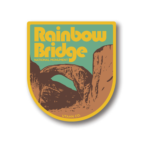 Rainbow Bridge National Monument Sticker | Utah National Monument Sticker