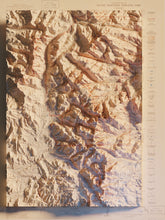 Load image into Gallery viewer, Rocky Mountain National Park Map Poster - Shaded Relief Topographical Map