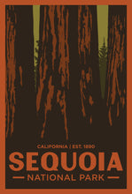 Load image into Gallery viewer, Sequoia National Park Postcard