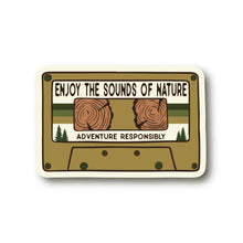 Load image into Gallery viewer, Sounds of Nature Cassette Tape Sticker