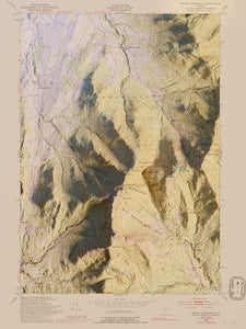Stowe Vermont | Shaded Relief Topographic Map