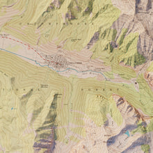 Load image into Gallery viewer, Telluride Colorado Poster | Shaded Relief Topographical Map