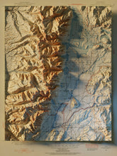 Load image into Gallery viewer, Grand Teton National Park Map Poster - Shaded Relief Topographical Map