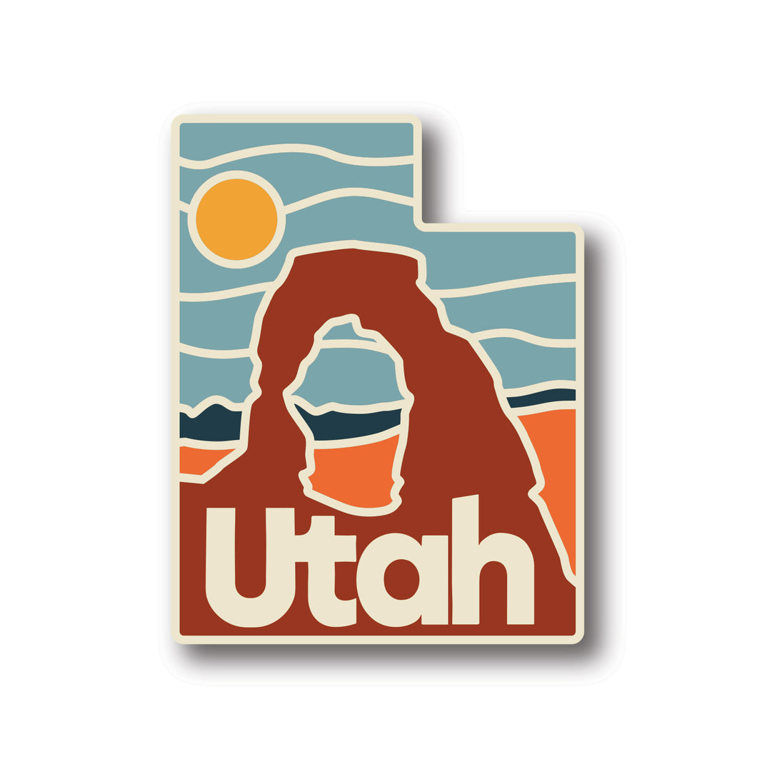 Utah Sticker | Delicate Arch Utah Sticker