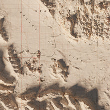 Load image into Gallery viewer, Valley of Fire State Park Nevada | Shaded Relief Rendered Map