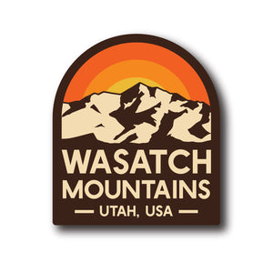 Wasatch Mountains Sunrise Sticker