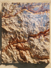 Load image into Gallery viewer, Yosemite National Park Map Poster - Shaded Relief Topographical Map