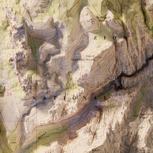 Load image into Gallery viewer, Zion National Park Map Poster - Shaded Relief Topographical Map