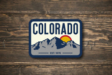 Load image into Gallery viewer, Colorado Maroon Bells Colorado State Vinyl Sticker