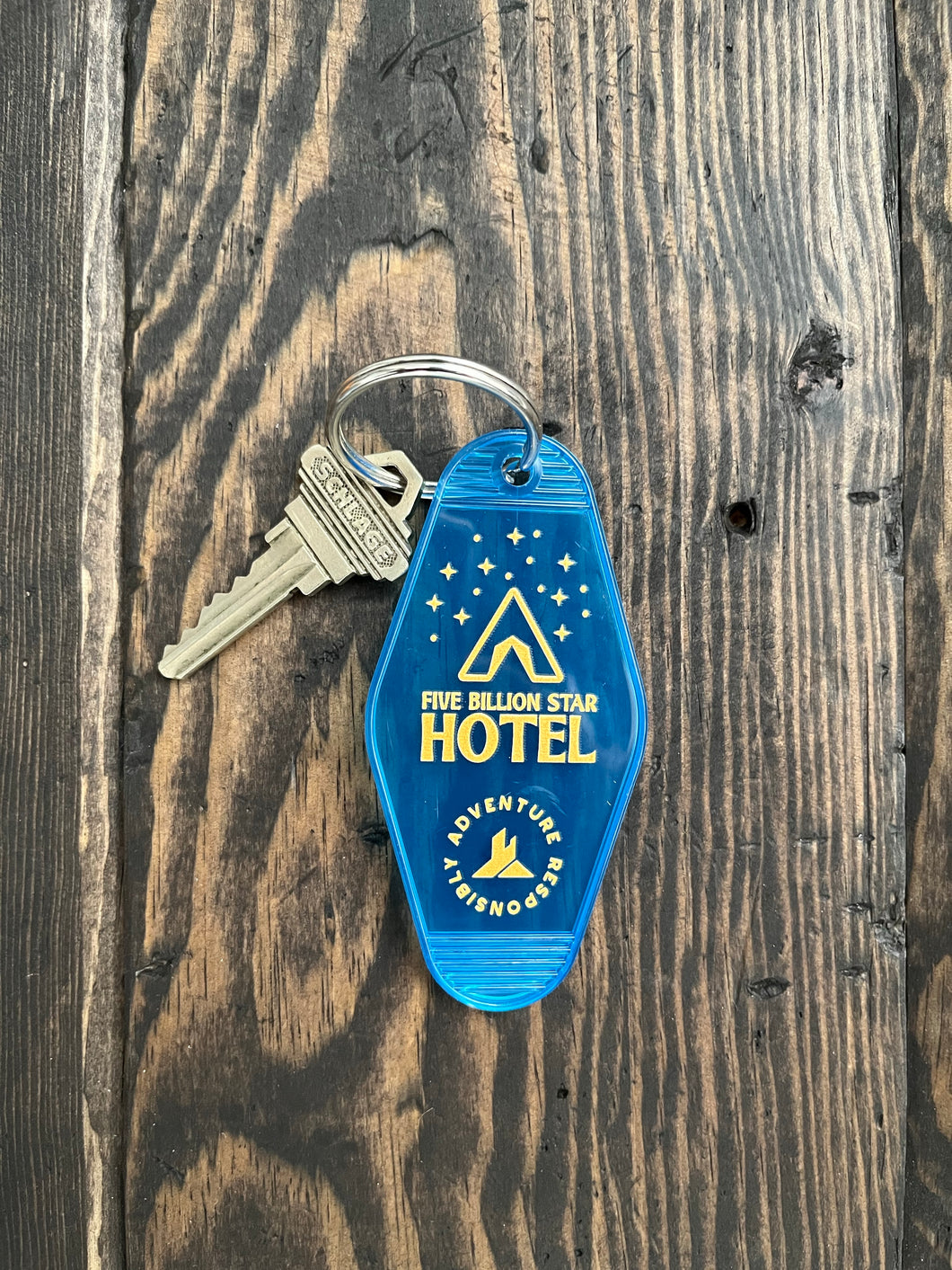 Five Billion Star Hotel Retro Hotel Key chain